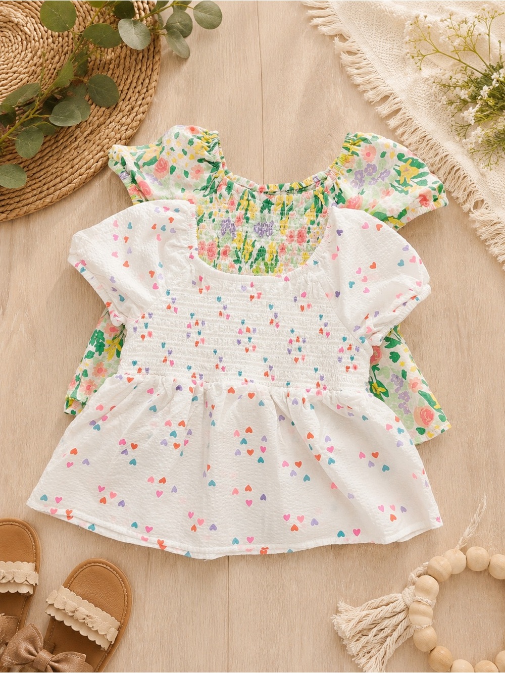 Cat & Jack Peplum Top Bundle (2) - Picture 1 of 1